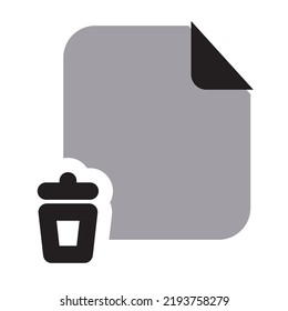 Icono de archivos troncales de dos tonos sólido