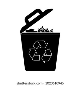 trash flat icon