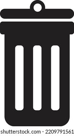 Trash flat Icon for graphic resources
