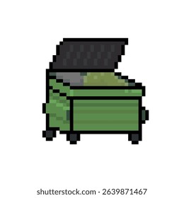 trash garbage dumb pixel art