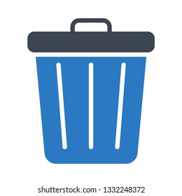 trash glyph double color