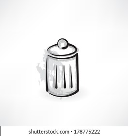 trash grunge icon