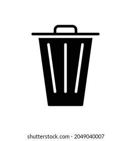 trash icon, bin, waste icon vector illustration