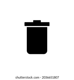 Icono de Basura. icono de la papelera. signo y símbolo de eliminación.