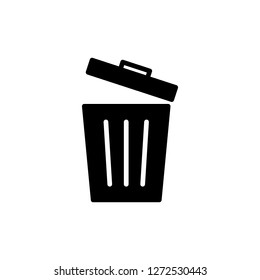 Trash icon. trash can icon. Delete icon vector