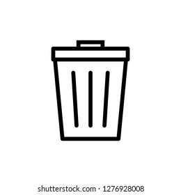 Trash icon. trash can icon. Delete icon vector
