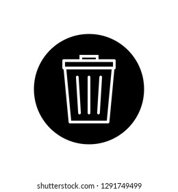 Trash icon. trash can icon. Delete icon vector
