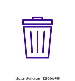 Trash icon. trash can icon. Delete icon vector