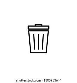 Trash icon. trash can icon. Delete icon vector