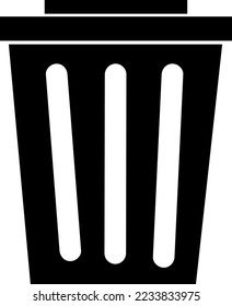 Trash icon. trash can icon. Delete icon vector on white background 