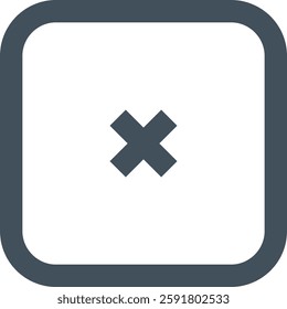 trash icon, cancel icon, Delete icon vector illustration