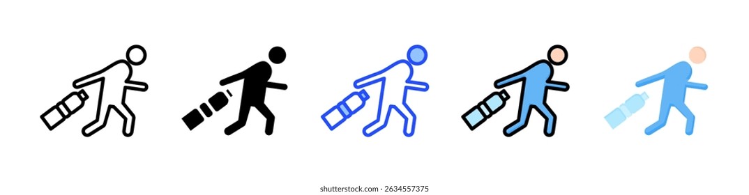 Trash Icon Collection With Multiple Styles