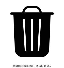 Trash icon, Delete bin icon vector sign symbol