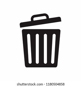 trash icon, Delete icon symbol vector. symbol for web site Computer and mobile vector.