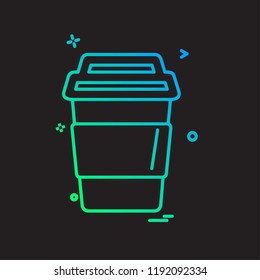 Trash icon design vector