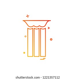Trash icon design vector