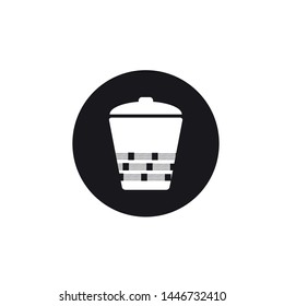 Trash icon design , vector EPS10
