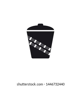 Trash icon design , vector EPS10