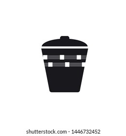 Trash icon design , vector EPS10