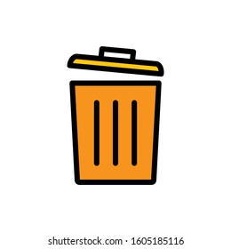 trash icon design vector template