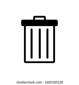 trash icon design vector template
