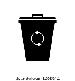 trash icon ecology sign