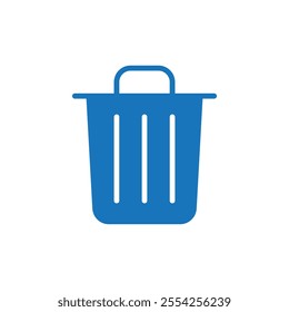 Trash icon Flat line illustration