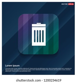 Trash icon - Free vector icon