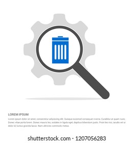 Trash icon - Free vector icon