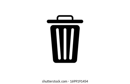 Trash icon garbage symbol icon, vector illustration