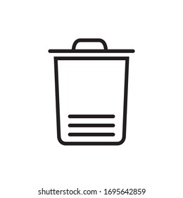 Trash Icon for Graphic Design Projects