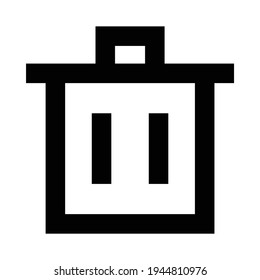 Trash Icon for Graphic Design Projects