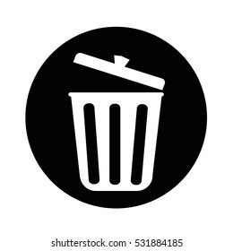 trash icon illustration design