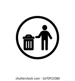 Icono de barra aislada en un fondo blanco. Ilustración vectorial.