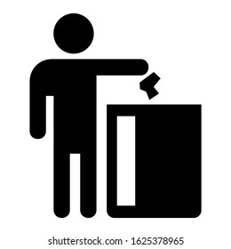 trash icon or logo isolated sign symbol vector illustration - high quality black style vector icons
