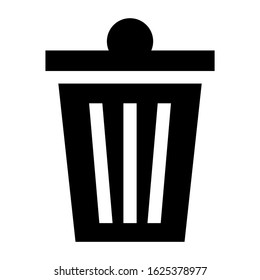 trash icon or logo isolated sign symbol vector illustration - high quality black style vector icons
