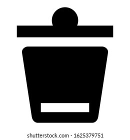 trash icon or logo isolated sign symbol vector illustration - high quality black style vector icons
