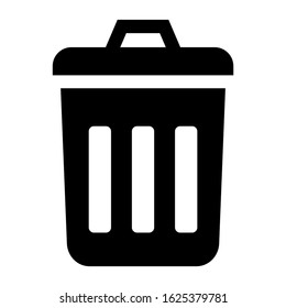 trash icon or logo isolated sign symbol vector illustration - high quality black style vector icons
