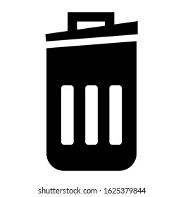 trash icon or logo isolated sign symbol vector illustration - high quality black style vector icons
