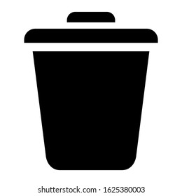 trash icon or logo isolated sign symbol vector illustration - high quality black style vector icons
