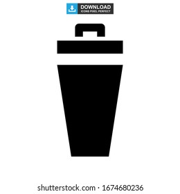 trash icon or logo isolated sign symbol vector illustration - high quality black style vector icons
