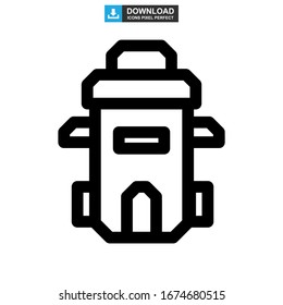 trash icon or logo isolated sign symbol vector illustration - high quality black style vector icons
