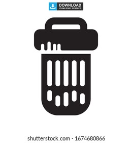 trash icon or logo isolated sign symbol vector illustration - high quality black style vector icons
