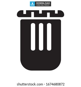 trash icon or logo isolated sign symbol vector illustration - high quality black style vector icons
