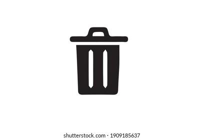 trash icon or logo isolated sign symbol vector illustration - high quality black style vector icons.