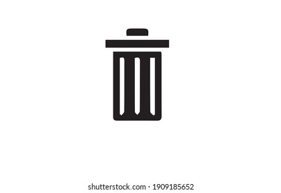 trash icon or logo isolated sign symbol vector illustration - high quality black style vector icons.
