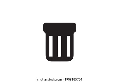 trash icon or logo isolated sign symbol vector illustration - high quality black style vector icons.