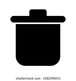 trash icon or logo isolated sign symbol vector illustration - high quality black style vector icons
