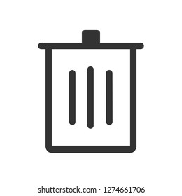 trash icon outline