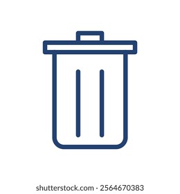 Trash icon Outline icon sign